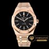 Audemars Piguet Royal Oak 15400 Pembe Altın Kasa Siyah Kadran ETA