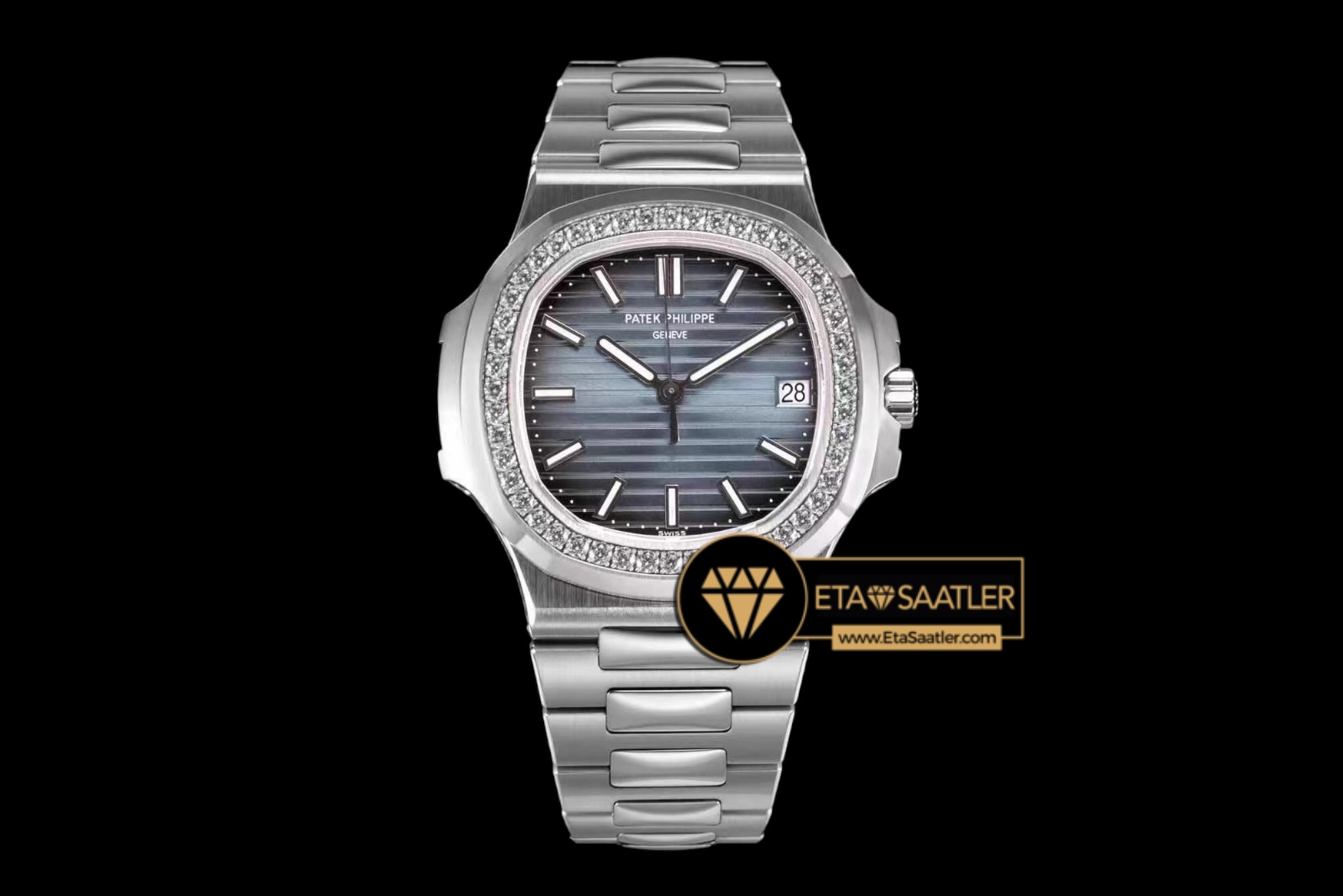 Patek Philippe Nautilus 5711 Mavi Kadran Taşlı 3K Superclone ETA