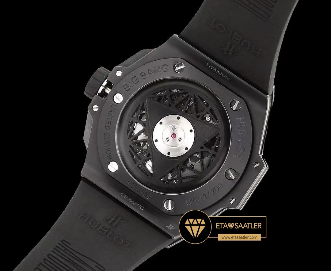 Hublot Big Bang Sang Black II HUB1240 İskelet Kadran Super Clone ETA