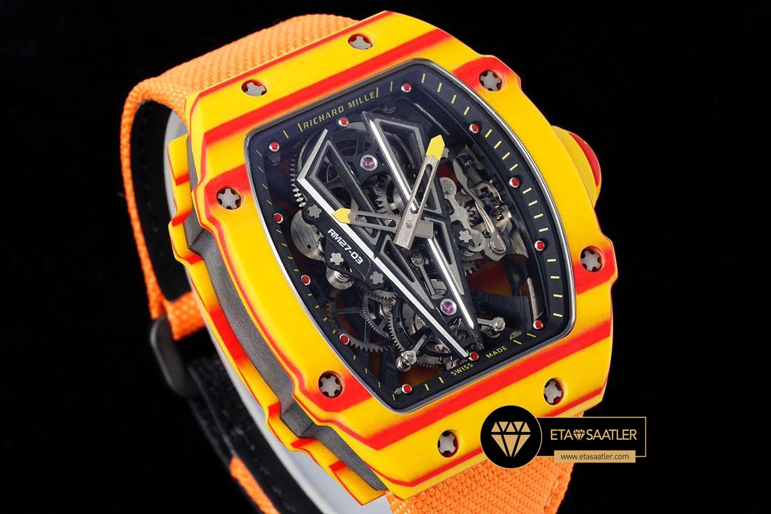 Richard Mille Carbon RM027-03 Rafael Nadal Tourbillon ETA (3) Richard Mille Carbon RM027-03 Rafael Nadal Tourbillon ETA