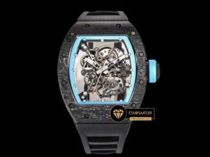 Richard Mille Carbon RM055 NTPT Bubba Watson Mavi Çerçeveli BBR Factory V2 ETA