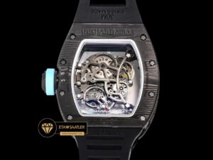 Richard Mille Carbon RM055 NTPT Bubba Watson Mavi Çerçeveli BBR Factory V2 ETA