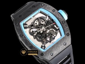 Richard Mille Carbon RM055 NTPT Bubba Watson Mavi Çerçeveli BBR Factory V2 ETA