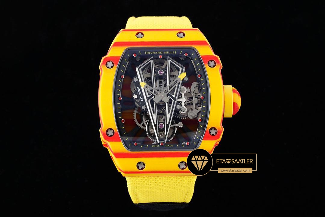 Richard Mille RM027-03 Sarı Kırmızı Rafael Nadal ETA