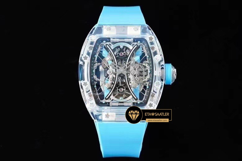 Richard Mille RM053-02 Pablo Mac Donough İskelet Kadran Kauçuk Kordon Tourbillon ETA