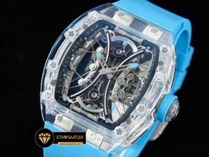 Richard Mille RM053-02 Pablo Mac Donough İskelet Kadran Kauçuk Kordon Tourbillon ETA