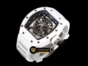 Richard Mille RM055 Bubba Watson BBR Factory V2 Beyaz Seramik Kasa ETA