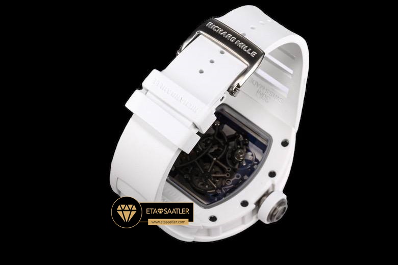 Richard Mille RM055 Bubba Watson BBR Factory V2 Beyaz Seramik Kasa ETA