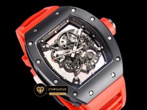 Richard Mille RM055 Bubba Watson BBR Factory V2 Kırmızı Kauçuk Seramik ETA