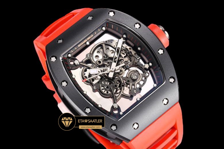 Richard Mille RM055 Bubba Watson BBR Factory V2 Kırmızı Kauçuk Seramik ETA