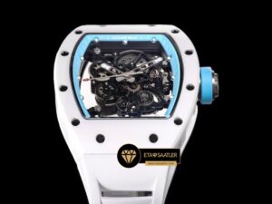 Richard Mille RM055 Bubba Watson Mavi Çerçeveli Kadran BBR Factory V2 ETA