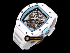 Richard Mille RM055 Bubba Watson Mavi Çerçeveli Kadran BBR Factory V2 ETA