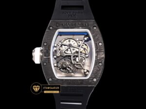 Richard Mille RM055 Carbon NTPT Bubba Watson Beyaz Çerçeveli BBR Factory V2 ETA