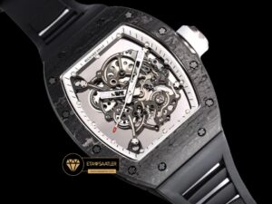 Richard Mille RM055 Carbon NTPT Bubba Watson Beyaz Çerçeveli BBR Factory V2 ETA