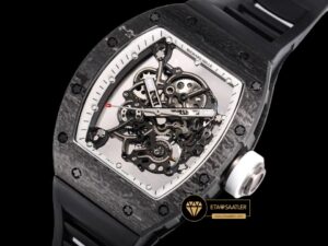 Richard Mille RM055 Carbon NTPT Bubba Watson Beyaz Çerçeveli BBR Factory V2 ETA