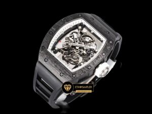 Richard Mille RM055 Carbon NTPT Bubba Watson Beyaz Çerçeveli BBR Factory V2 ETA