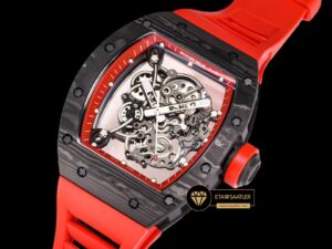 Richard Mille RM055 Carbon NTPT Bubba Watson Kırmızı Çerçeveli BBR Factory V2 ETA