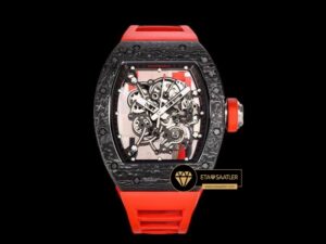 Richard Mille RM055 NTPT Carbon Bubba Watson Kırmızı Kauçuk BBR Factory V2 ETA