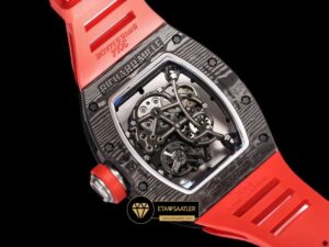 Richard Mille RM055 NTPT Carbon Bubba Watson Kırmızı Kauçuk BBR Factory V2 ETA