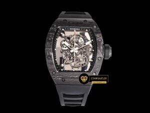 Richard Mille RM055 NTPT Carbon Bubba Watson Siyah Çerçeve BBR Factory V2 ETA