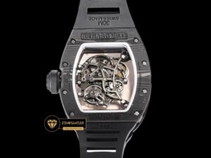 Richard Mille RM055 NTPT Carbon Bubba Watson Siyah Çerçeve BBR Factory V2 ETA