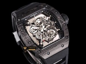 Richard Mille RM055 NTPT Carbon Bubba Watson Siyah Çerçeve BBR Factory V2 ETA