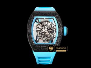 Richard Mille RM055 NTPT Carbon Bubba Watson Turkuaz Çerçeve BBR Factory V2 ETA