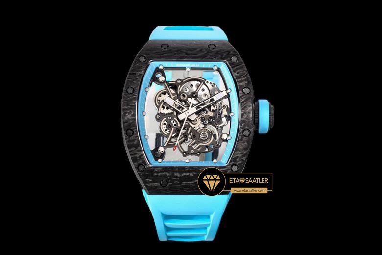 Richard Mille RM055 NTPT Carbon Bubba Watson Turkuaz Çerçeve BBR Factory V2 ETA