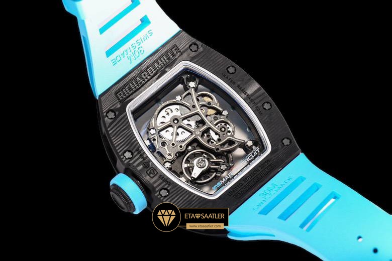 Richard Mille RM055 NTPT Carbon Bubba Watson Turkuaz Çerçeve BBR Factory V2 ETA