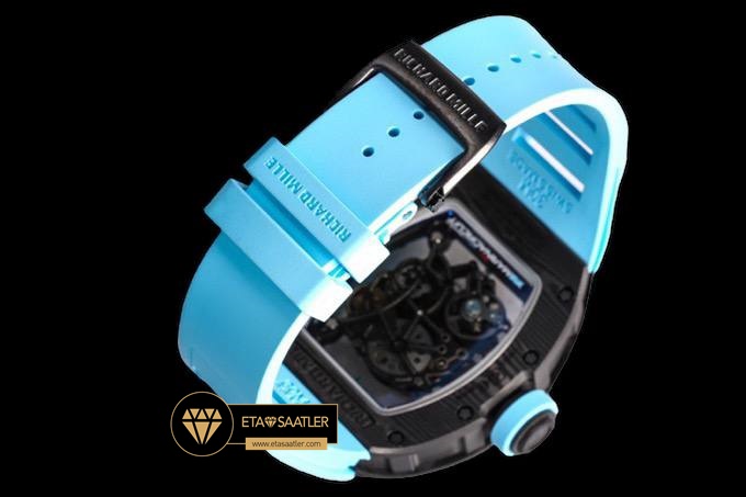 Richard Mille RM055 NTPT Carbon Bubba Watson Turkuaz Çerçeve BBR Factory V2 ETA