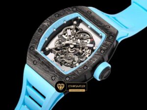 Richard Mille RM055 NTPT Carbon Bubba Watson Turkuaz Çerçeve BBR Factory V2 ETA