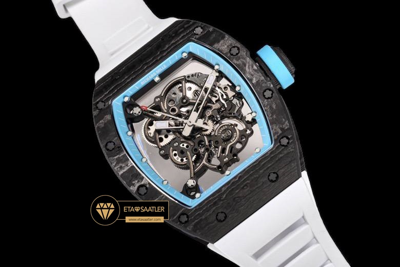 Richard Mille RM055 NTPT Carbon Kasa Bubba Watson Kauçuk BBR Factory V2 ETA