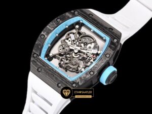 Richard Mille RM055 NTPT Carbon Kasa Bubba Watson Kauçuk BBR Factory V2 ETA