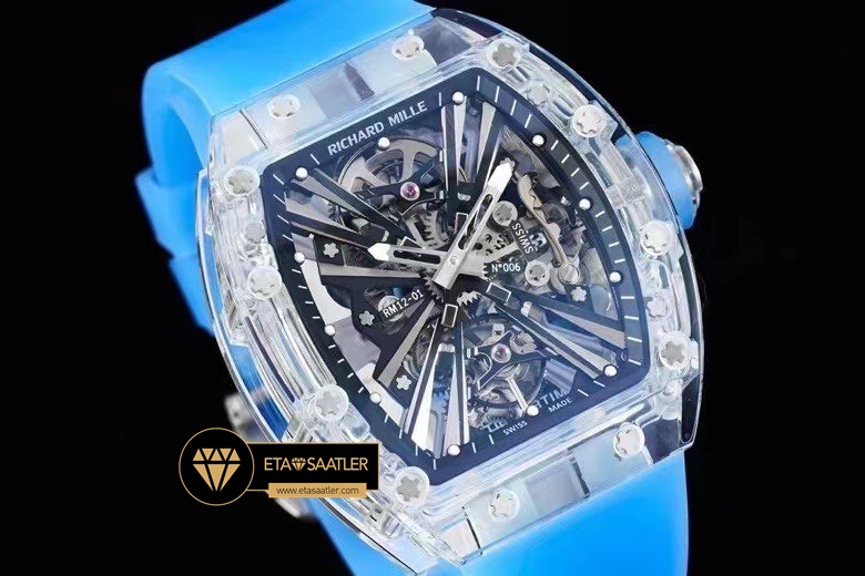 Richard Mille RM12-01 Kompozit Şeffaf Kasa Tourbillon ETA