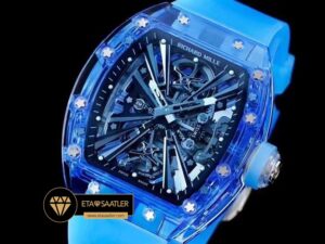 Richard Mille RM12-01 Saydam Mavi Kasa Tourbillon ETA