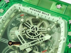 Richard Mille RM56-01 Saydam Yeşil Kasa Tourbillon ETA (4)