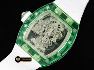 Richard Mille RM56-01 Saydam Yeşil Kasa Tourbillon ETA (9)