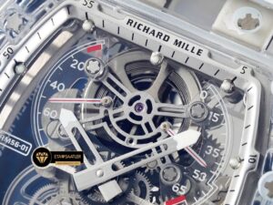 Richard Mille RM56-01 Şeffaf Kompozit Kasa Tourbillon ETA