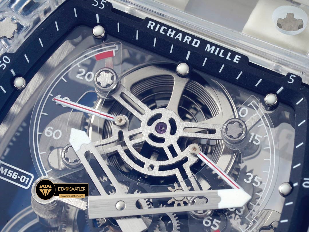 Richard Mille RM56-01 Transparan Şeffaf Kasa Tourbillon ETA (4)