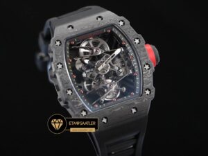 Richard Mille Rafael Nadal Carbon RM27-02 Tourbillon Siyah ETA