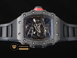 Richard Mille Rafael Nadal Carbon RM27-02 Tourbillon Siyah ETA