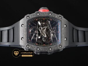 Richard Mille Rafael Nadal Carbon RM27-02 Tourbillon Siyah ETA