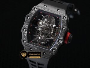 Richard Mille Rafael Nadal Carbon RM27-02 Tourbillon Siyah ETA