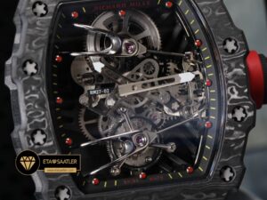 Richard Mille Rafael Nadal Carbon RM27-02 Tourbillon Siyah ETA