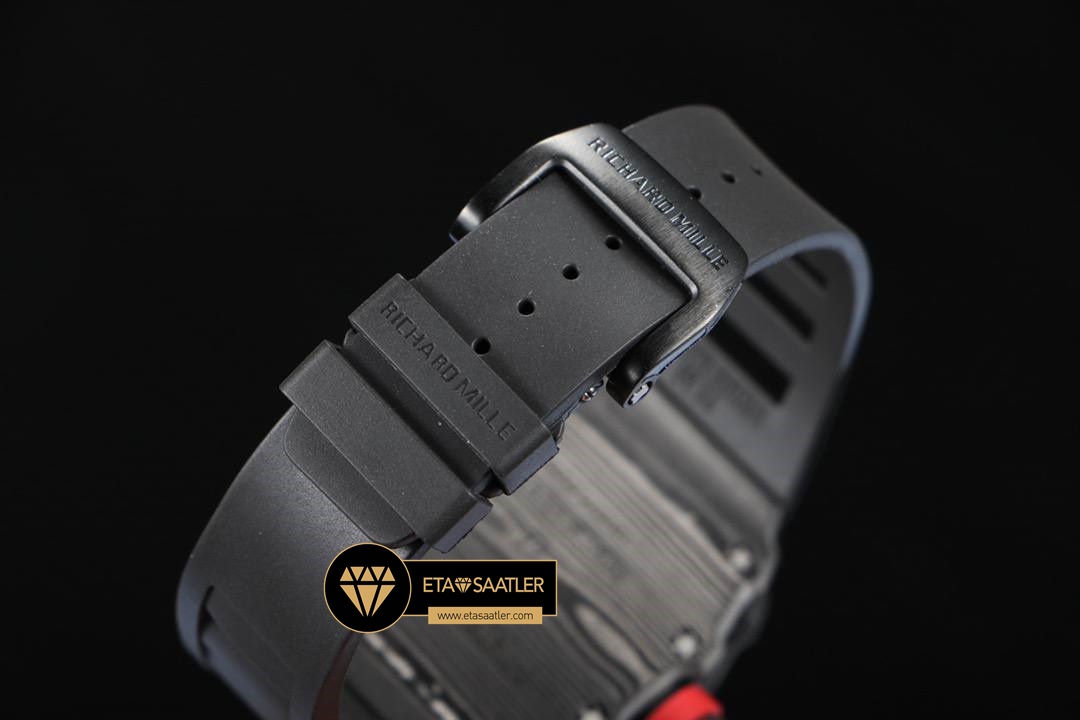 Richard Mille Rafael Nadal Carbon RM27-02 Tourbillon Siyah ETA (9) Richard Mille Rafael Nadal Carbon RM27-02 Tourbillon Siyah ETA