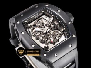 Richard Mille Siyah Seramik Kasa RM055 Bubba Watson BBR Factory V2 ETA