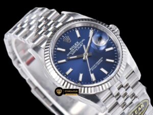 Rolex Datejust 3235 Mavi Kadran Clean Factory 36mm jubile ETA