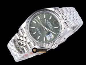 Rolex Datejust 3235 Yeşil Palmiye Kadran Clean Factory 36mm jubile ETA