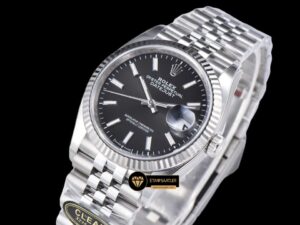 Rolex Datejust Clean Factory 3235 Siyah Kadran 36mm jubile ETA