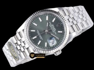 Rolex Datejust Clean Factory 3235 Yeşil Kadran 36mm jubile ETA